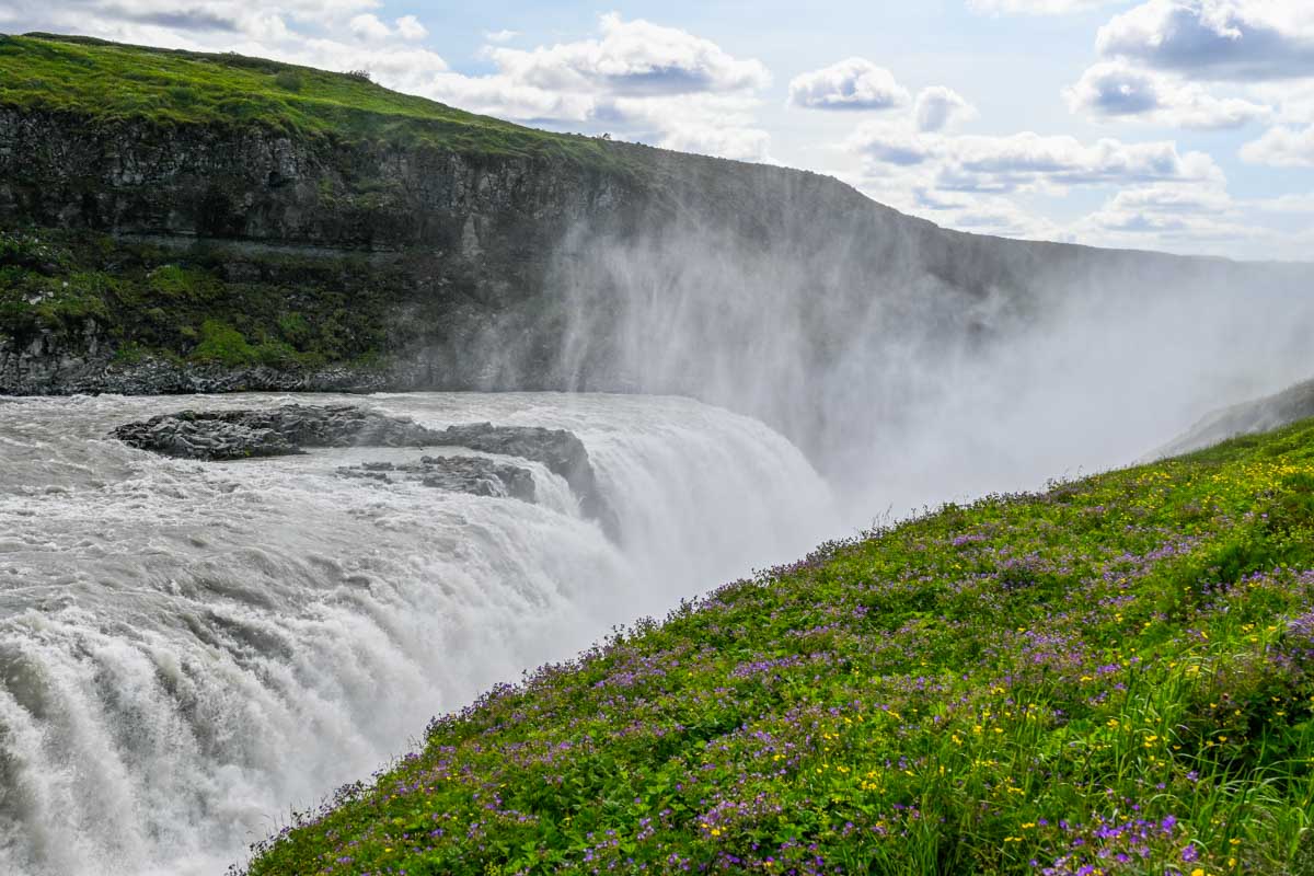 Gullfoss golden circle tour iceland