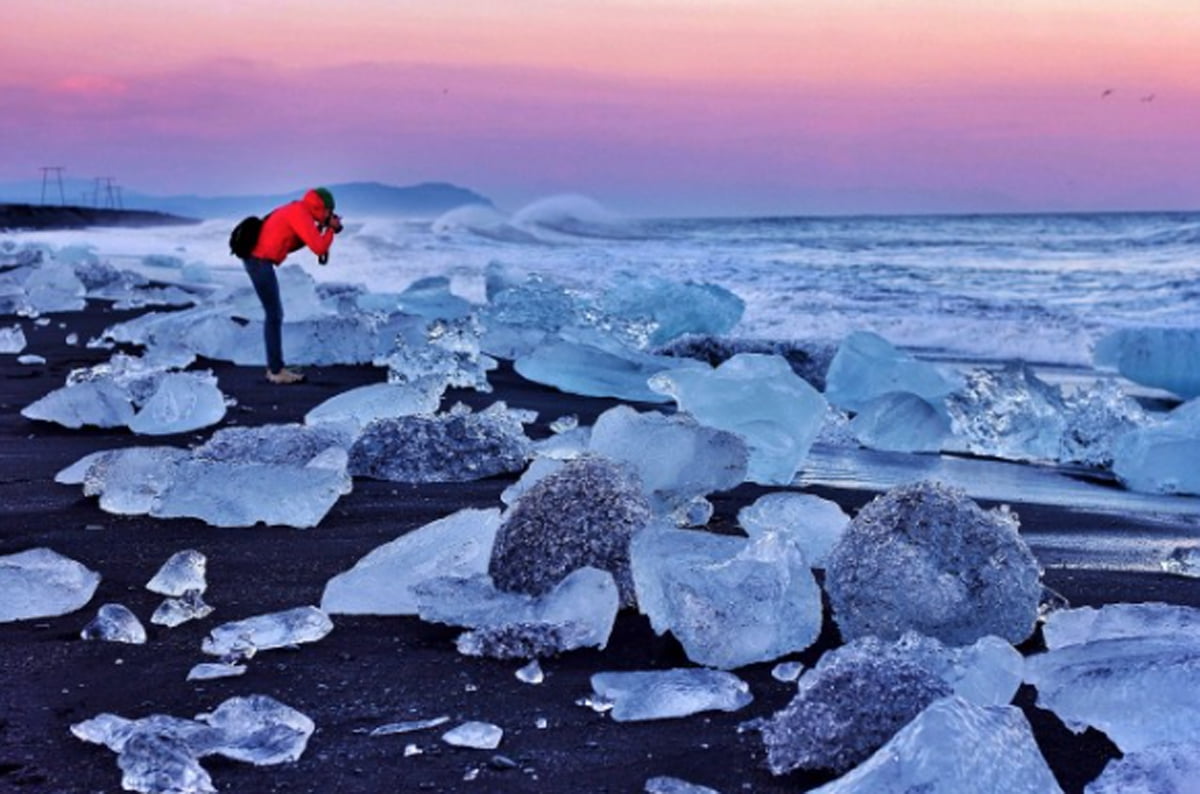diamon beach iceland