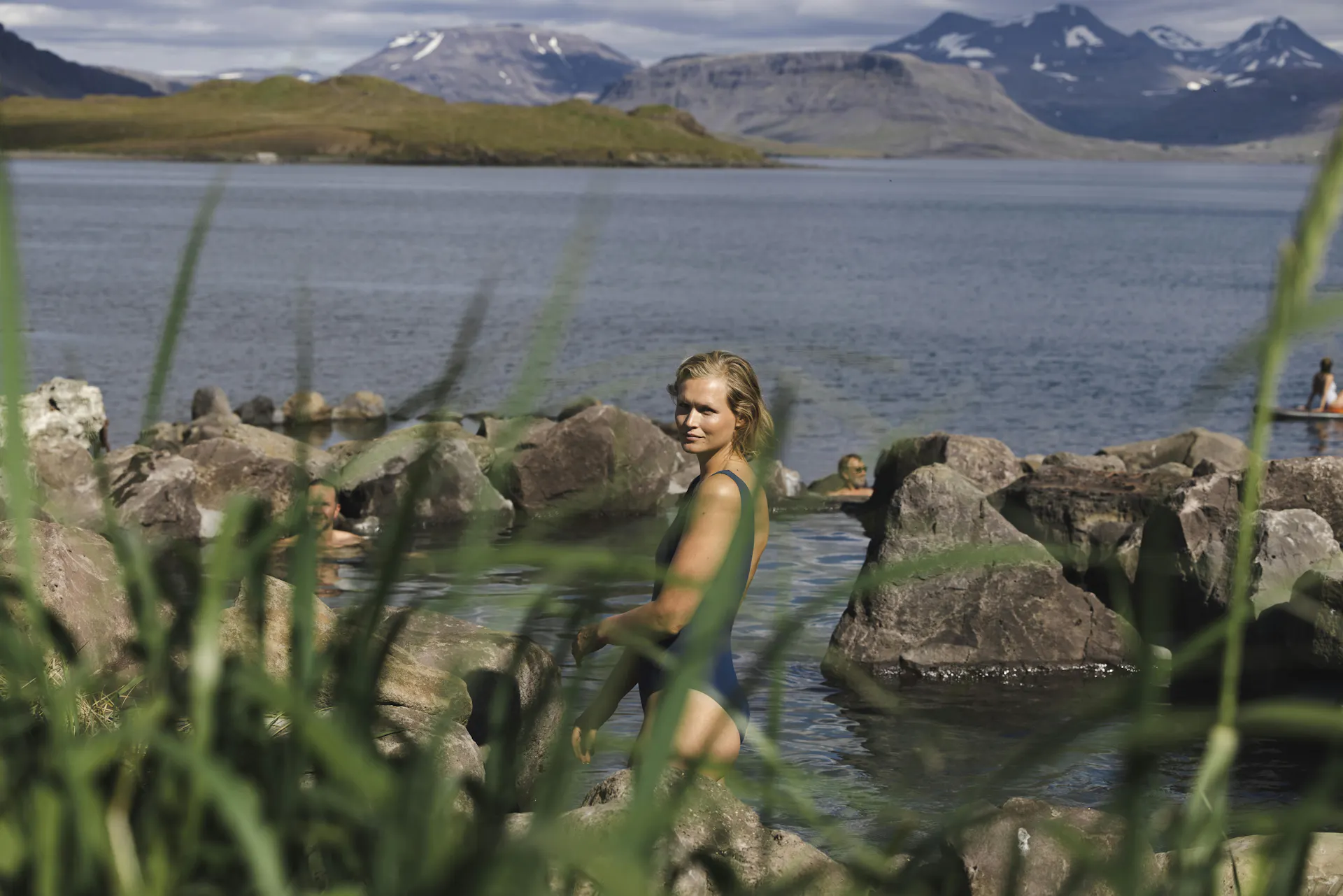 Hvammsvík hot springs iceland