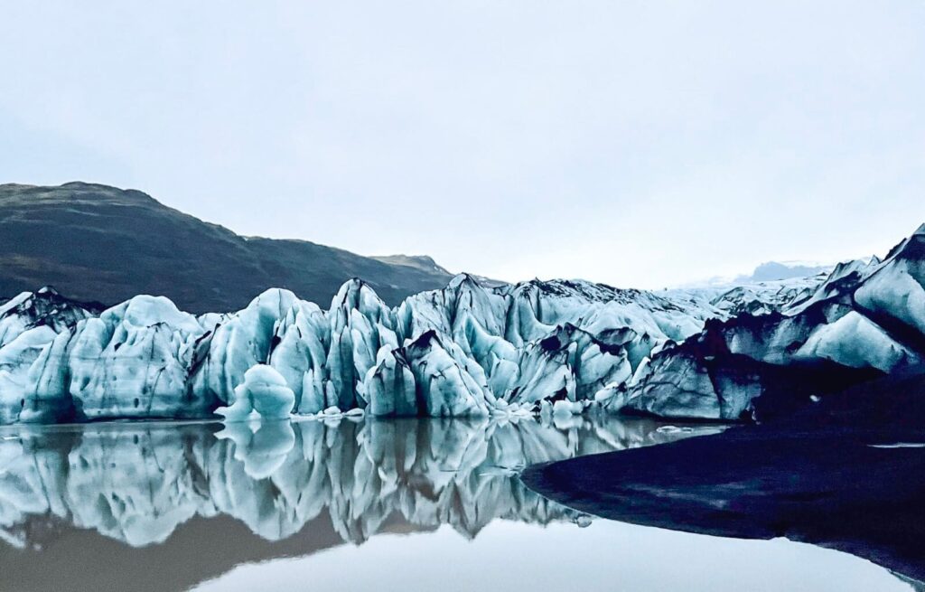 Sólheimajökull glacier in iceland