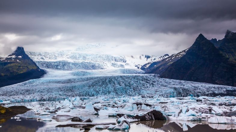 Vatnajökull Glacier in iceland
