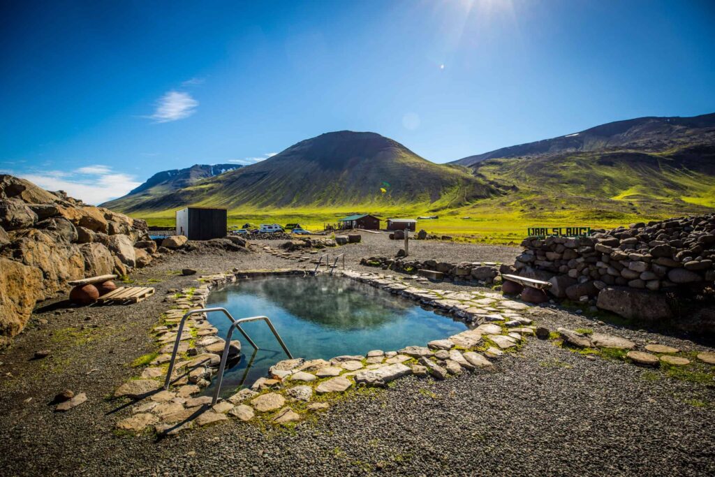 hot spring in iceland